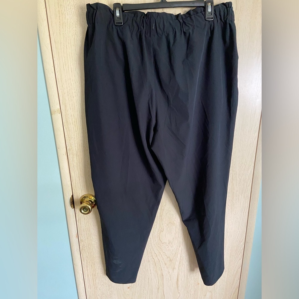 🩷 Modern Ambition Women’s Pants Black Stretch Tapered Jogger Plus Size XXL - Picture 5 of 8